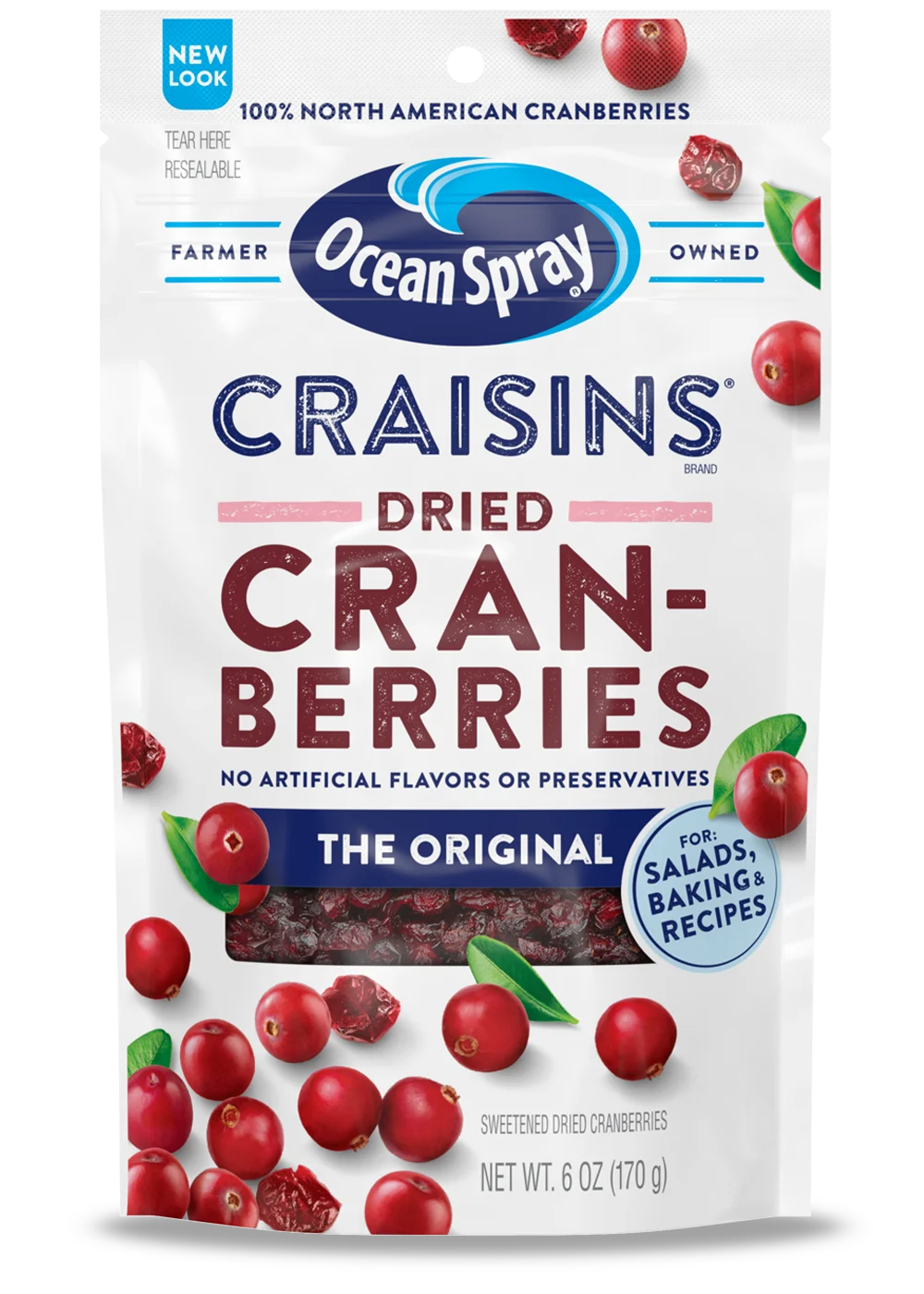 Craisins® cranberries deshidratados sabor original 6oz